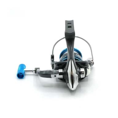 Dinomax 130 reel showing the front drag and alloy spool