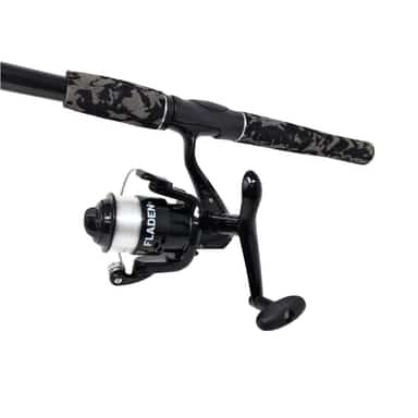 Fladen camo telescopic fishing rod with EVA foam handle