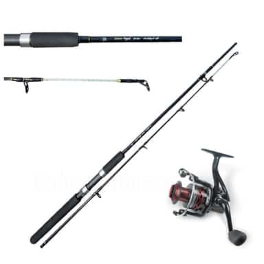 Kayak Fishing Rod & Zebco Zcast FD Reel Combo image 1