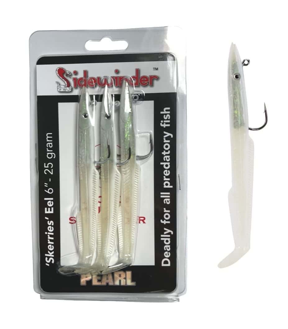Sidewinder Skerries Pearl Sandeel 6 inch 25g - Pack of 3 image 1