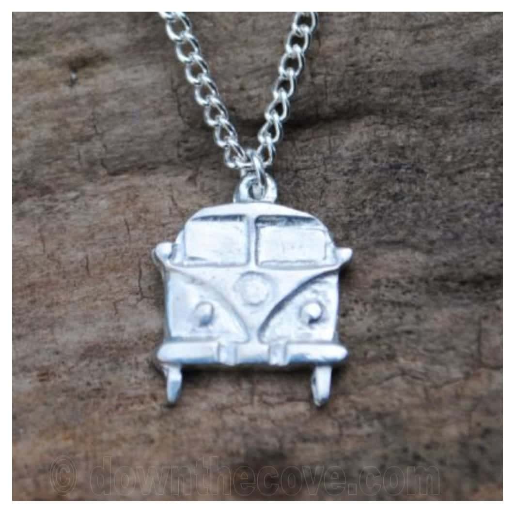 Pewter Campervan Pendant image 1
