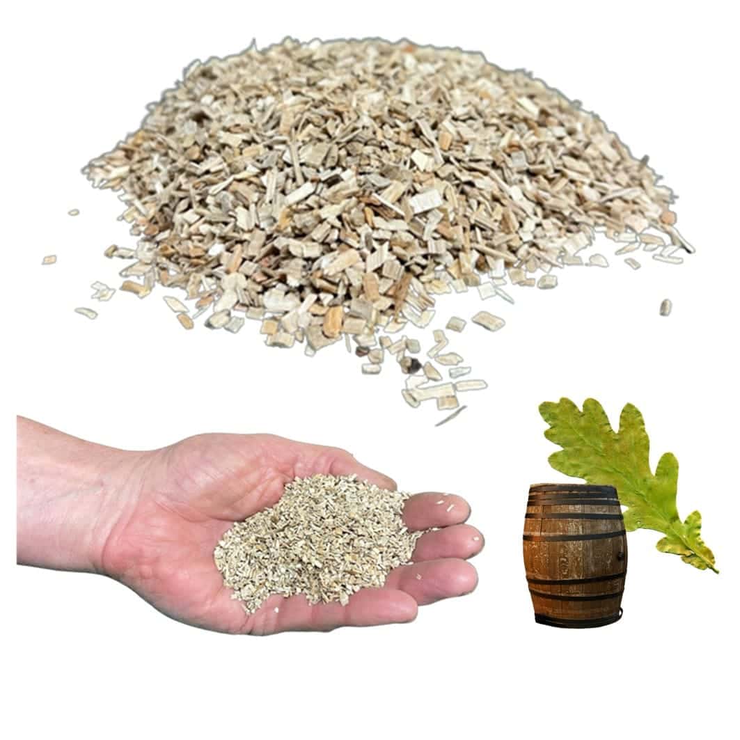 fine bourbon oak wood chips for smoking from Down The Cove