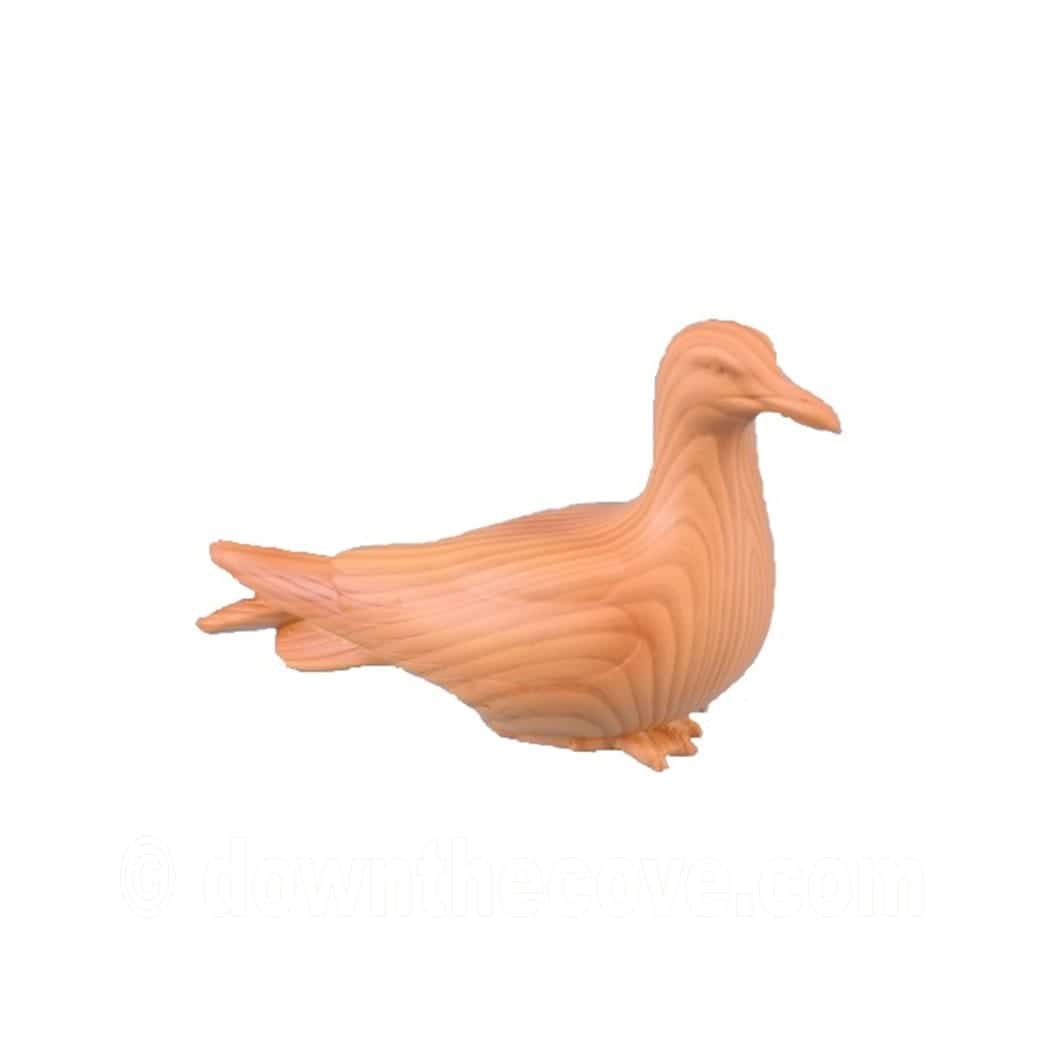 Wood-effect resin seagull ornament for a coastal room from Down The Cove