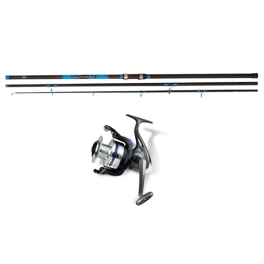 Zebco Saltfisher 4.5m surf rod and reel combo from Down The Cove