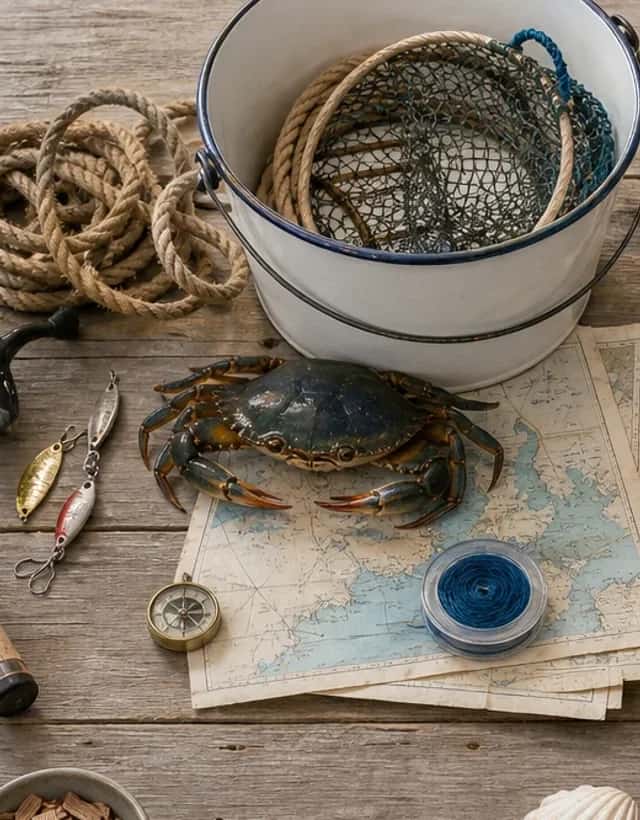 We're taking the kids crabbing at Down The Cove