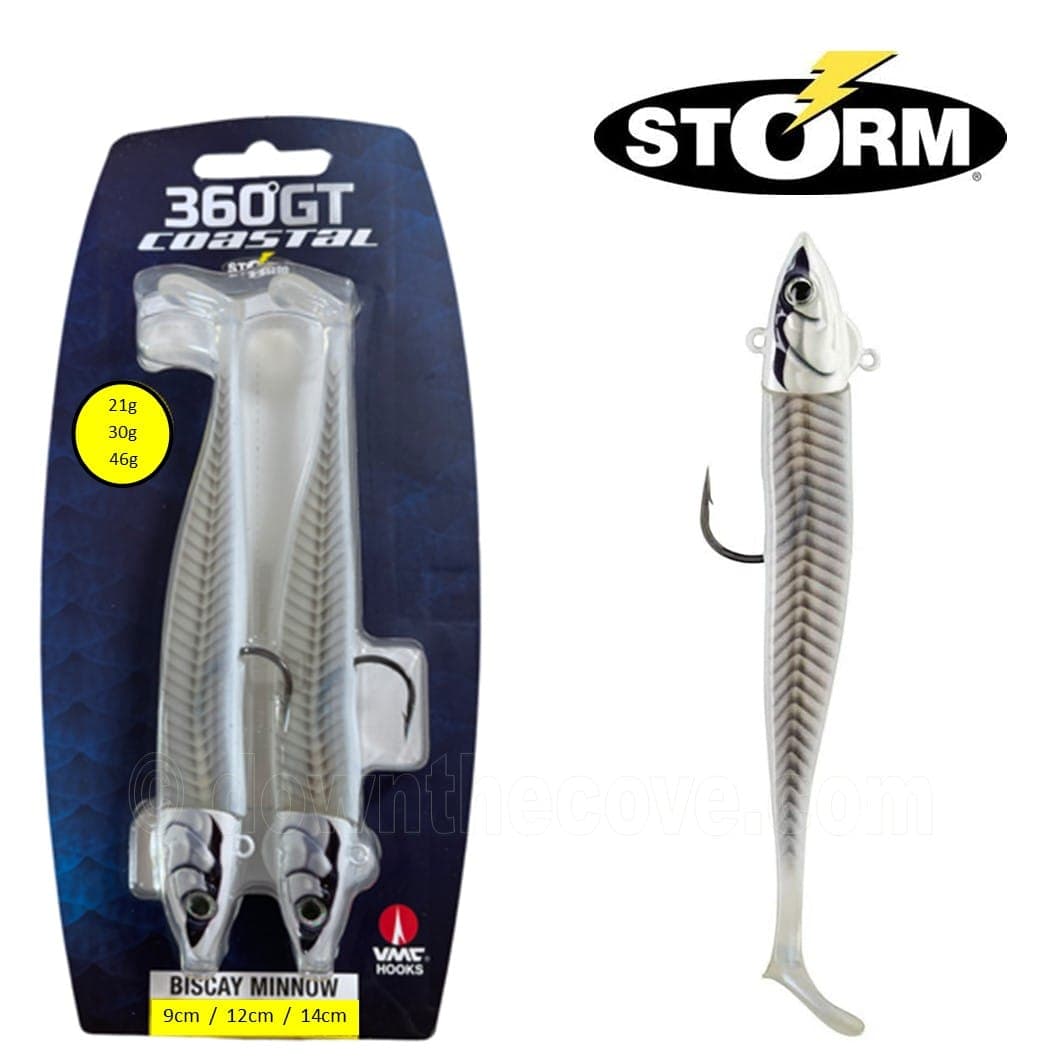 Storm 360GT Coastal Biscay Minnow - White Pearl Sandeel