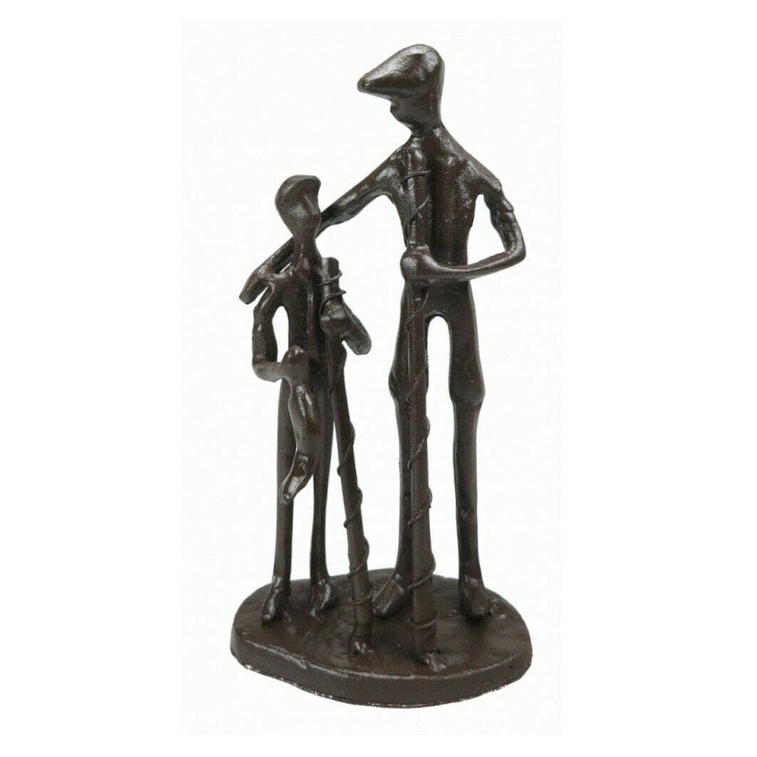 Decorative Metal Ornament of Man & Child Fishing product image 1