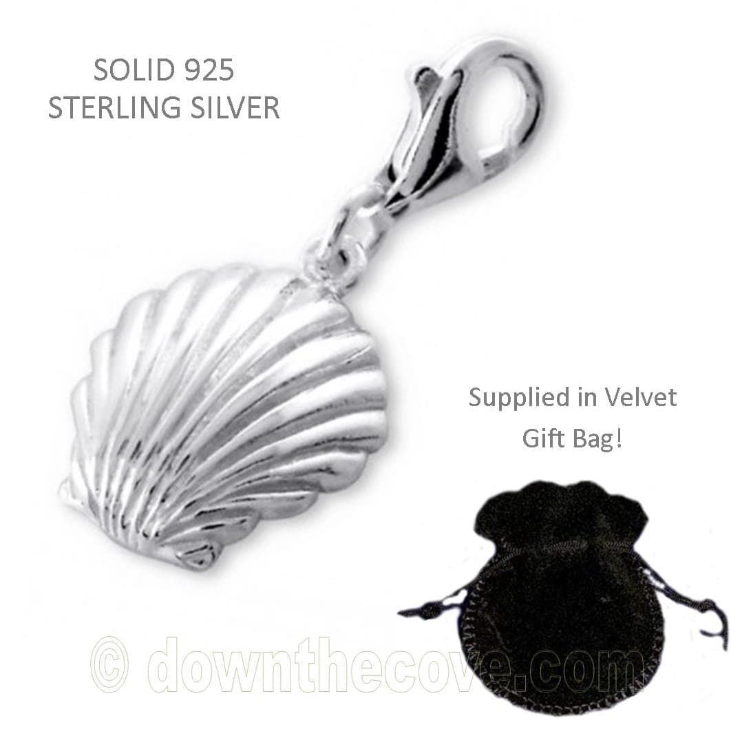 Silver Shell Charm image 1