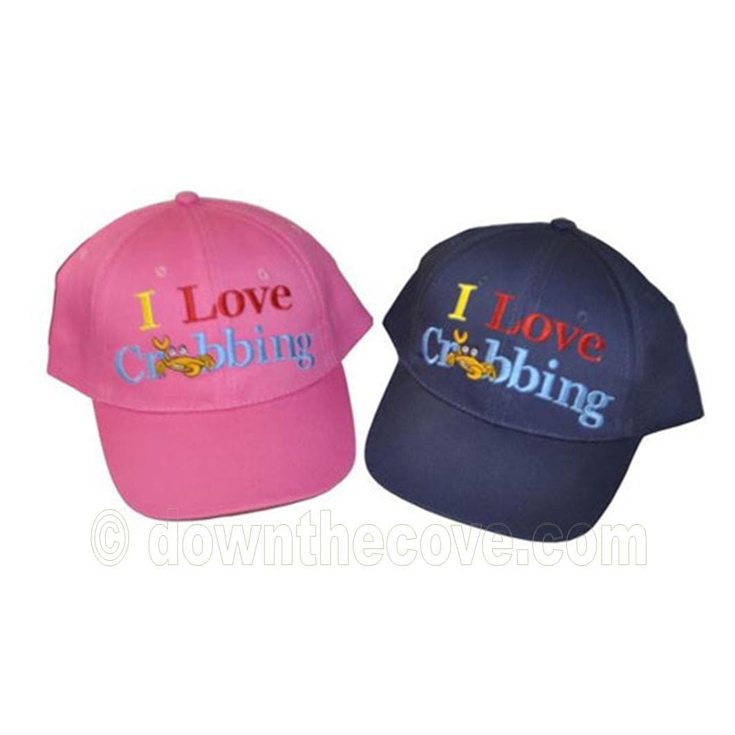 Baseball Cap with "I Love Crabbing" product image 1