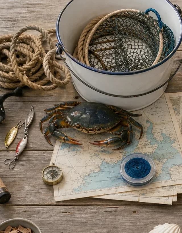 We're taking the kids crabbing at Down The Cove