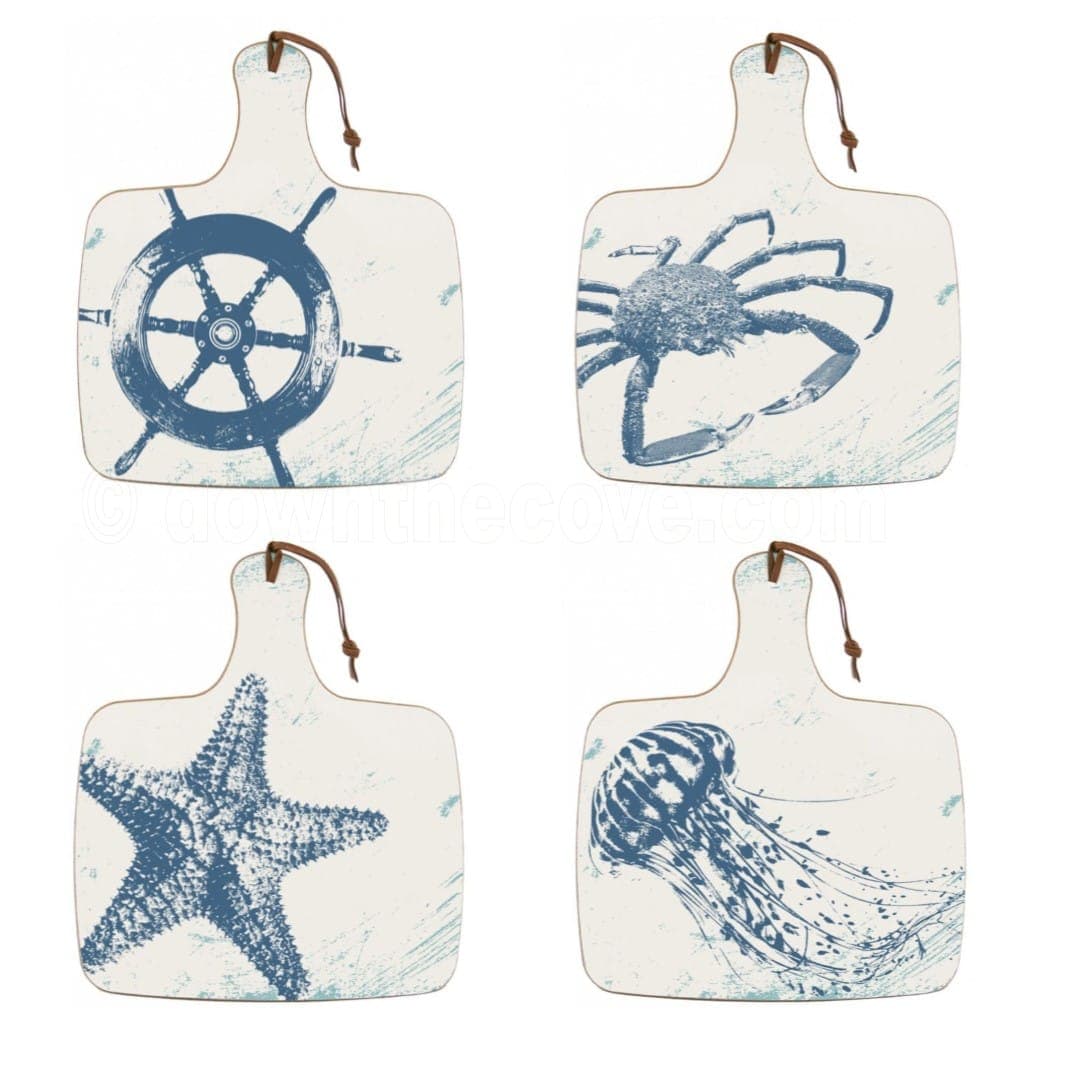 Nautical Sea Life Chopping Board image 1