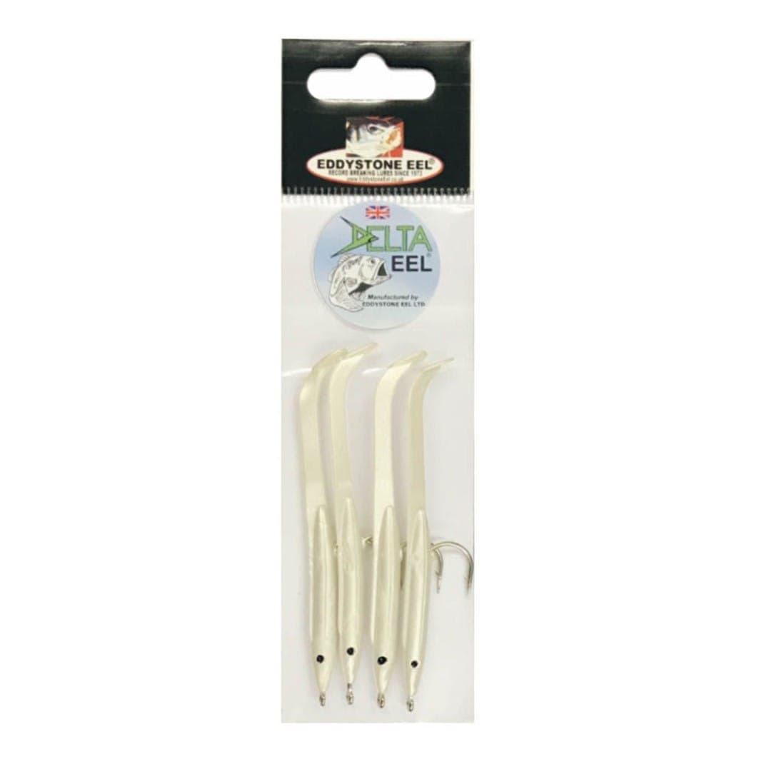 Eddystone Eel 65mm Delta Eels - Pearl White image 1
