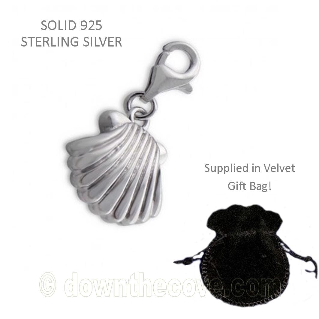 Silver Shell Charm