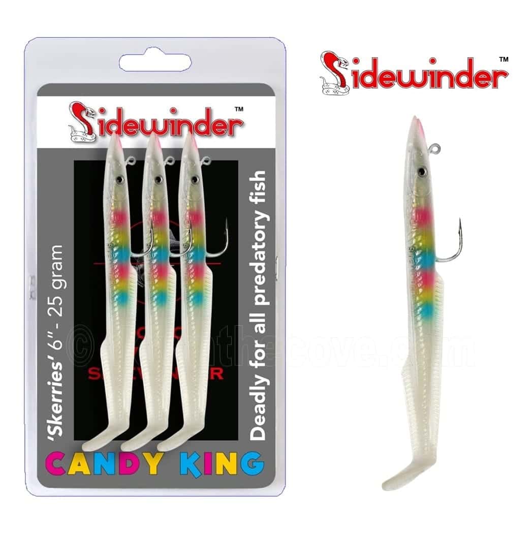 Sidewinder Skerries Candy King Sandeel 6 inch 22g - Pack of 3 image 1