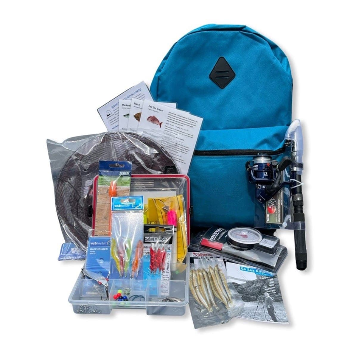 Telescopic Plus Travel Fishing Kit - Blue image 1