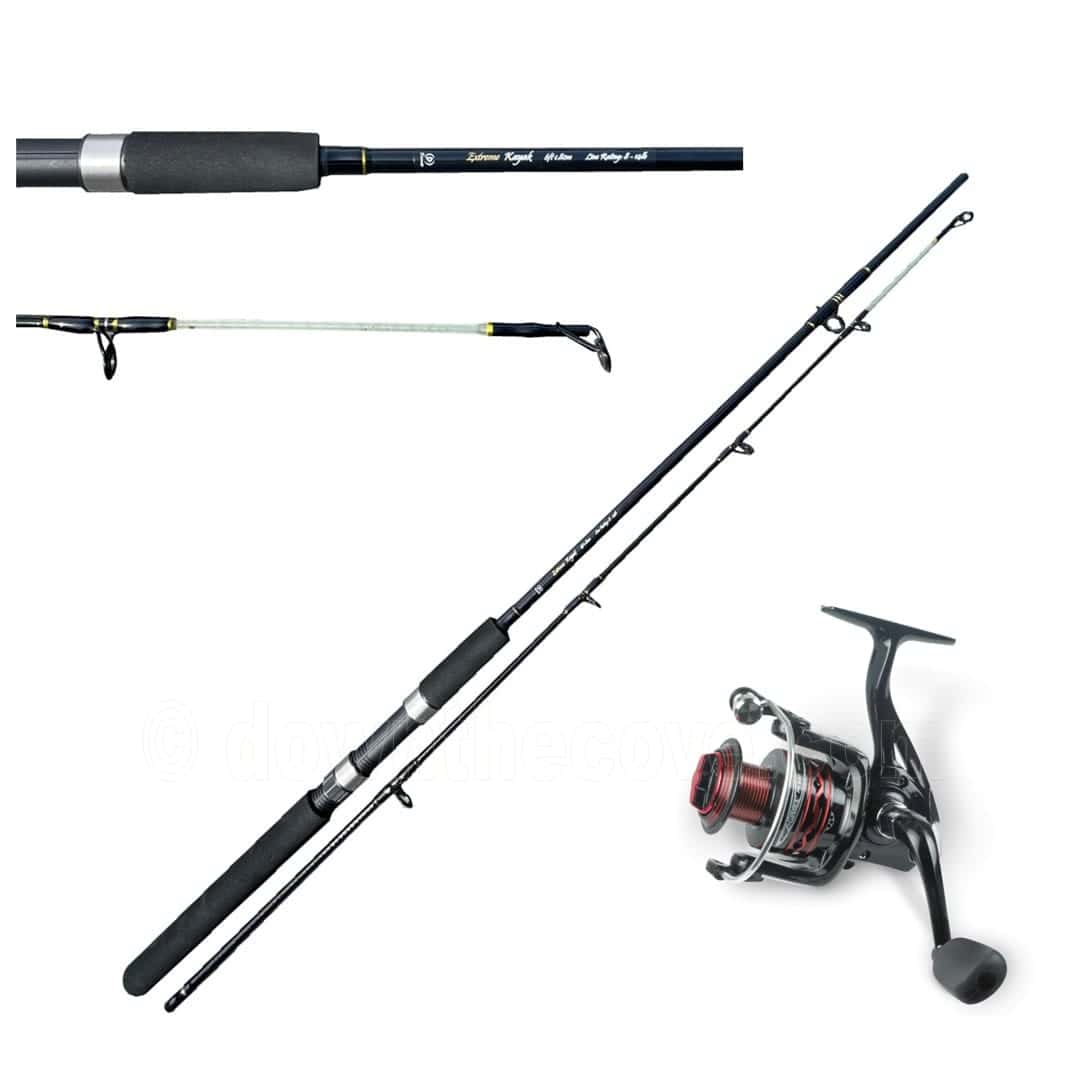 Kayak Fishing Rod & Zebco Zcast FD Reel Combo image 1