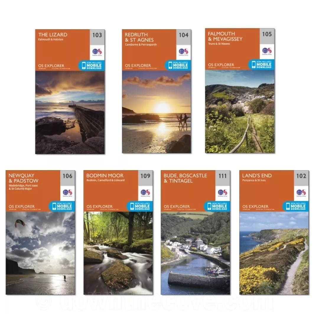 Ordnance Survey Explorer Maps - Cornwall image 1