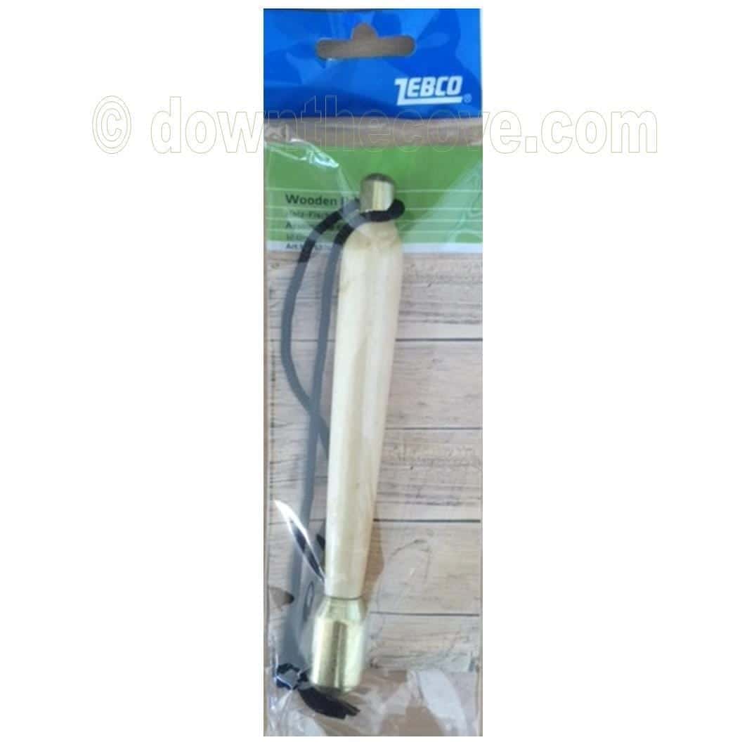 Zebco 18cm Wooden Fish Priest With Brass Head image 1