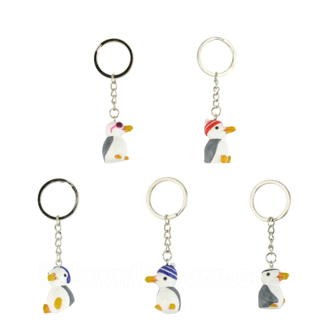 Quirky 3D Seagull Keyring