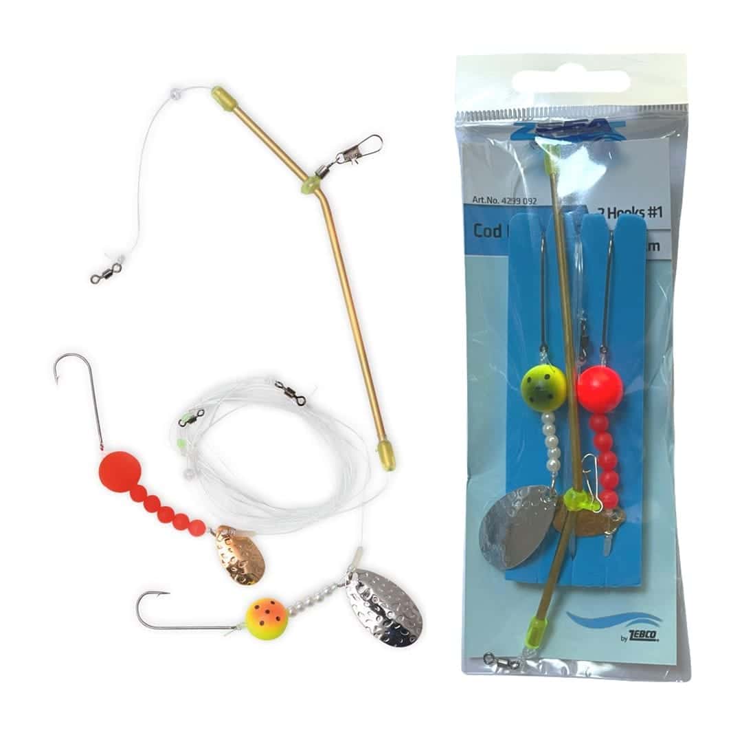Zebco Cod Boat Rig 2 - Natural Bait Cod Sea Fishing Rig image 1