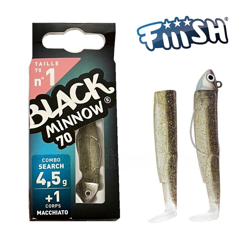 Fiiish Black Minnow 70 Search 4.5g Macchiato Lure Combo image 1