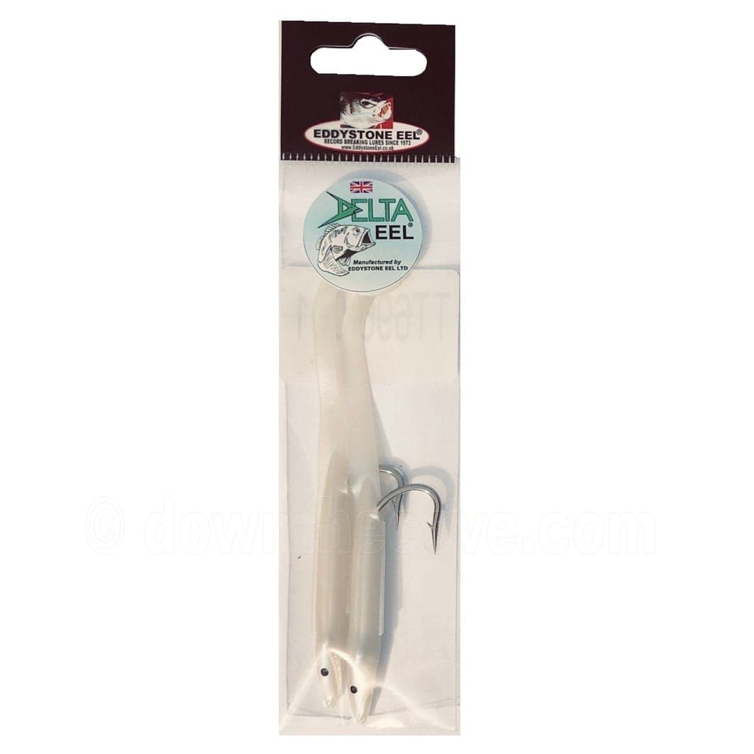Eddystone Eel 95mm Delta Eels - White Pearl image 1