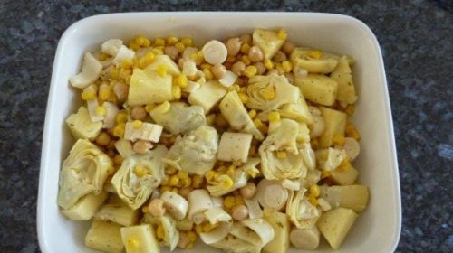 Tropical Salad with Palm Hearts